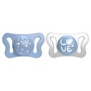 Soother  Ph Micro Boy Sil( 0-2M ) 2Pcs   1-41