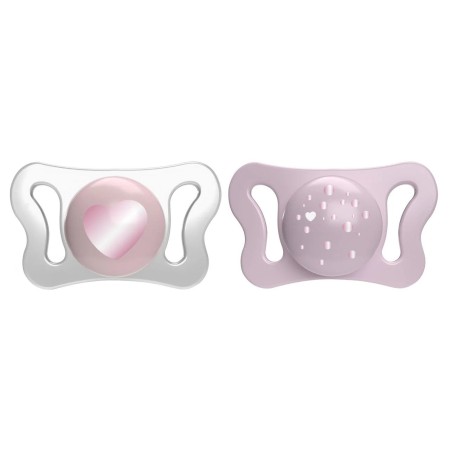Soother  Ph Micro Girl Sil( 0-2M ) 2Pcs  1-40