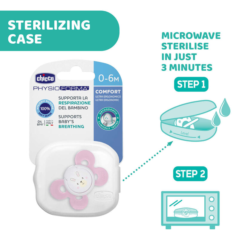 Soother Ph.Comfort Blue Sil (0-6) 1PC  1-53