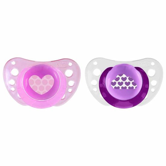 Soother Ph.Air Pink Sil (6-16) 2Pcs B  1-45