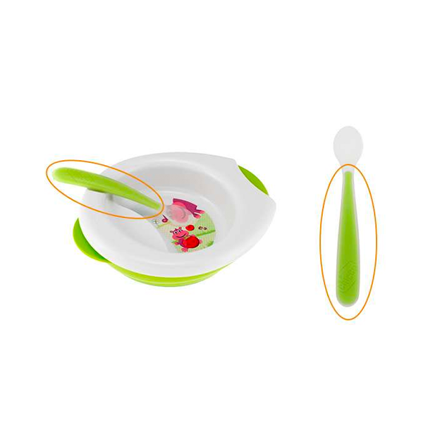 Spoon Soft Sil (+6M) Green  1-70