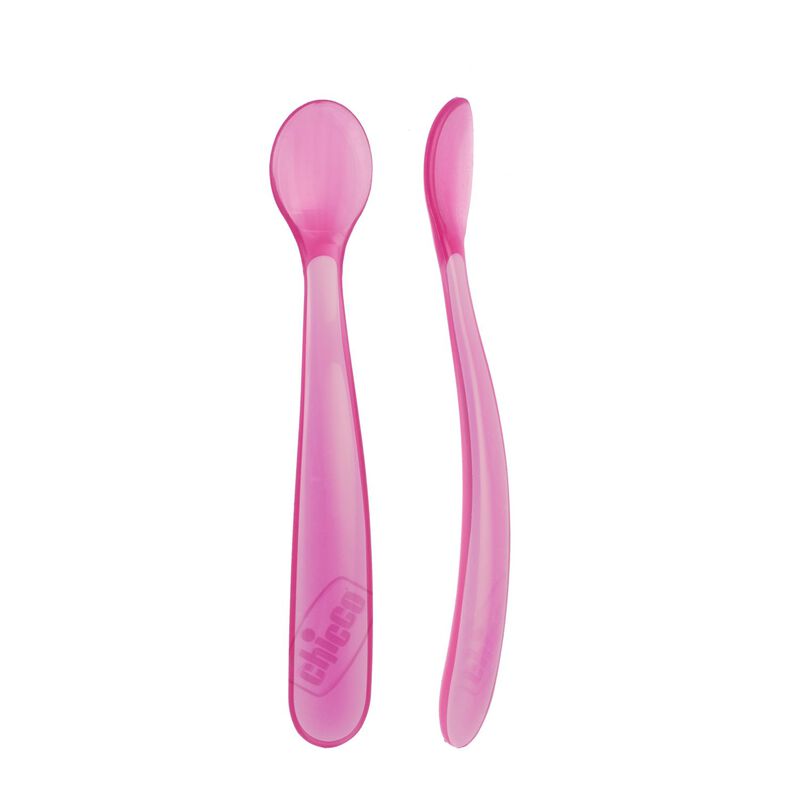 Spoon Soft Sil (+6M) Pink (2Pcs)  1-77