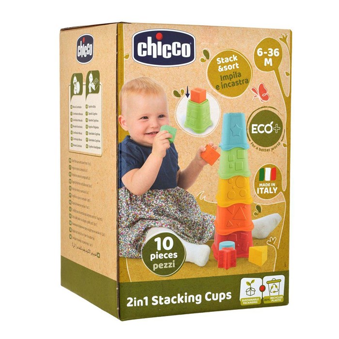 TOY 2IN1 STACKING CUPS ECO+  1-779 