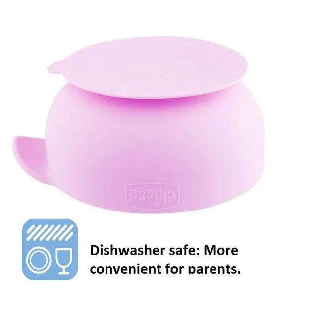 Silicone Bowl Pink 6M+ 1-370