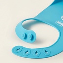 Bib Silicon Feeding Set - Blue 1-331