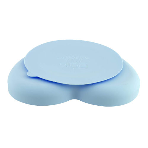 Silicone Heart plate Blue 9M+ 1-373