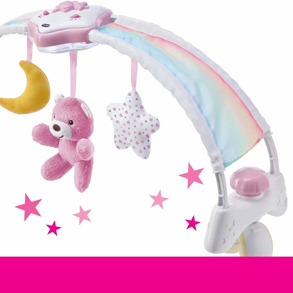 TOY FD RAINBOW BED ARCH PINK 1-732