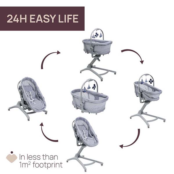 Bed (Baby hug 5in1) Earl Grey 2-102 