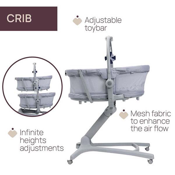 Bed (Baby hug 5in1) Earl Grey 2-102 
