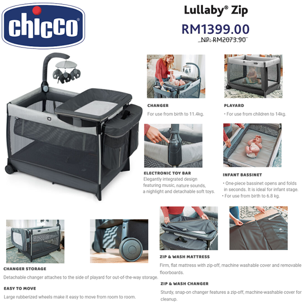 Bed (Lullaby baby) Black& Sliver 2-90 