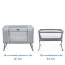 Bed (Next2Me Forever) Moon Grey 2-98 