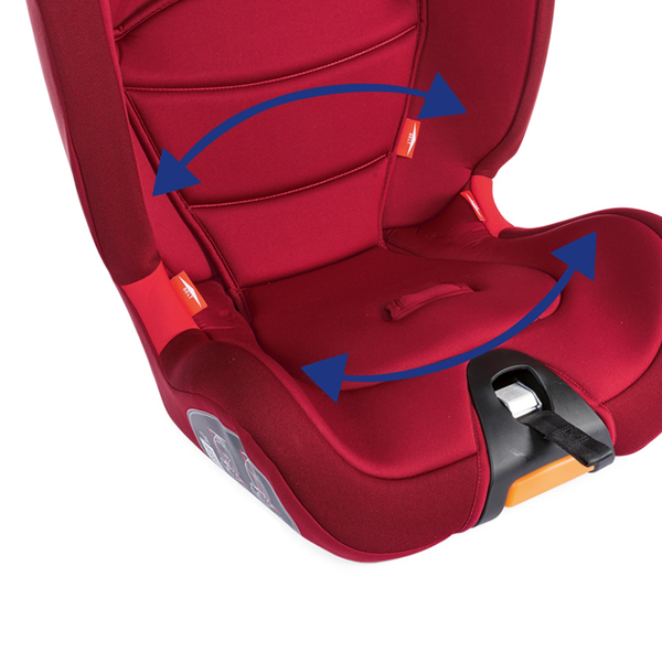 CarSeat Gro-up 123 (9-36) kg Red 2-167 