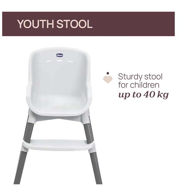Home High Chair (Zest) Moon Grey 2-56
