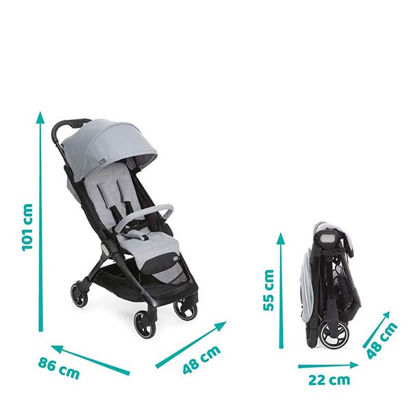 Stroller Chicco We Grey  2-26  
