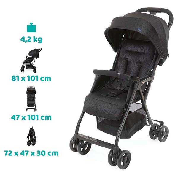 Stroller Ohlala3 Jet BlacK  2-134   