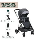 Stroller Seety Boston Grey 2-2 