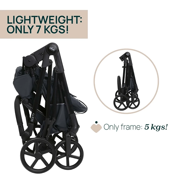 Stroller Seety Boston Grey 2-2 