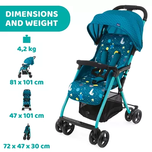 Stroller Ohlala3 Sloth in space 2-135  