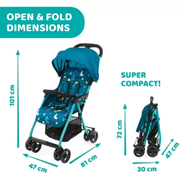 Stroller Ohlala3 Sloth in space 2-135  
