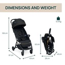 Stroller Glee Black 2-124