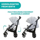 Stroller Lite way 4 basic stroler Grey 2-12   