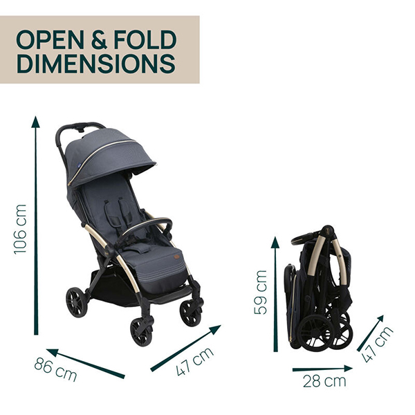  Stroller Goody Xplus Dark Shadow 