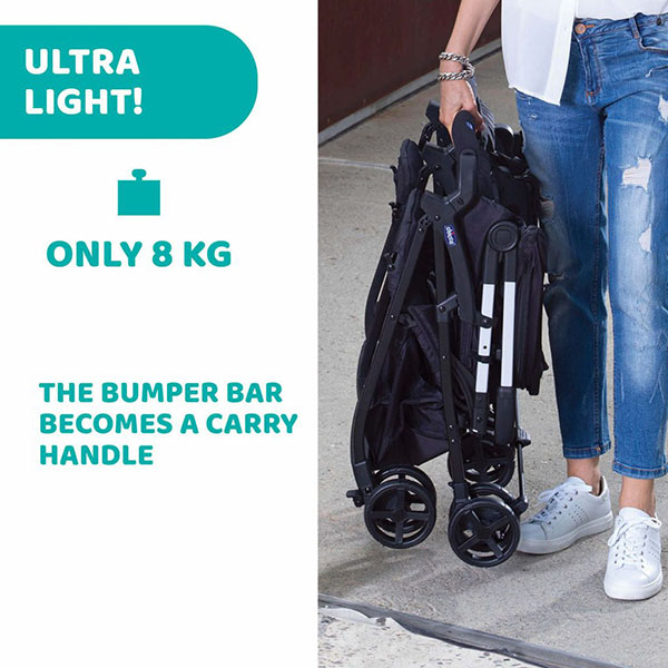 Stroller Ohlalal Twin Black2-22 