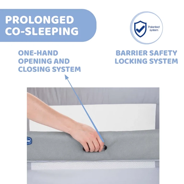 Bed (Next2Me Forever) ash Grey 2-99 