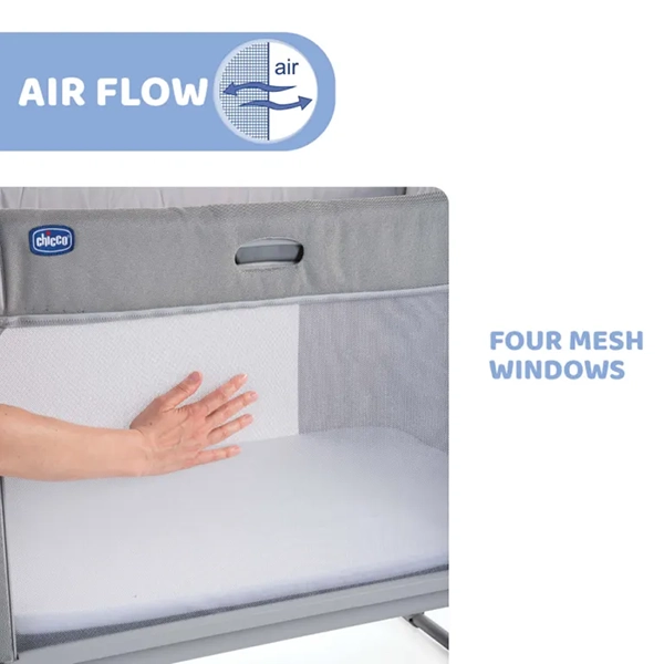 Bed (Next2Me Forever) ash Grey 2-99 