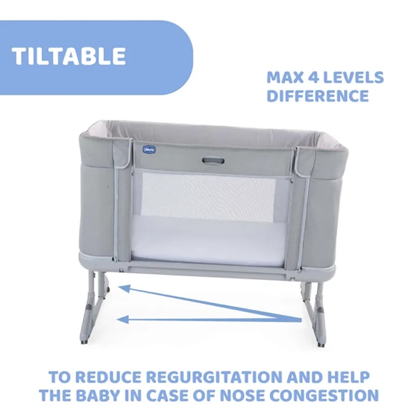 Bed (Next2Me Forever) ash Grey 2-99 