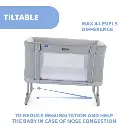 Bed (Next2Me Forever) ash Grey 2-99 