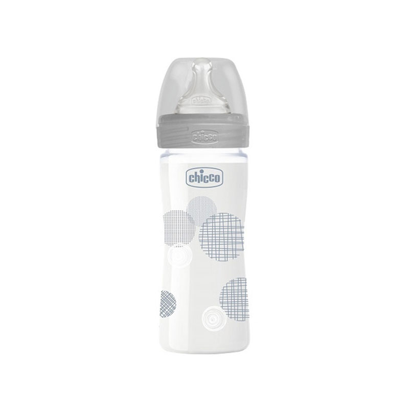 Bottle Glass 240ML (WB) Gray  25