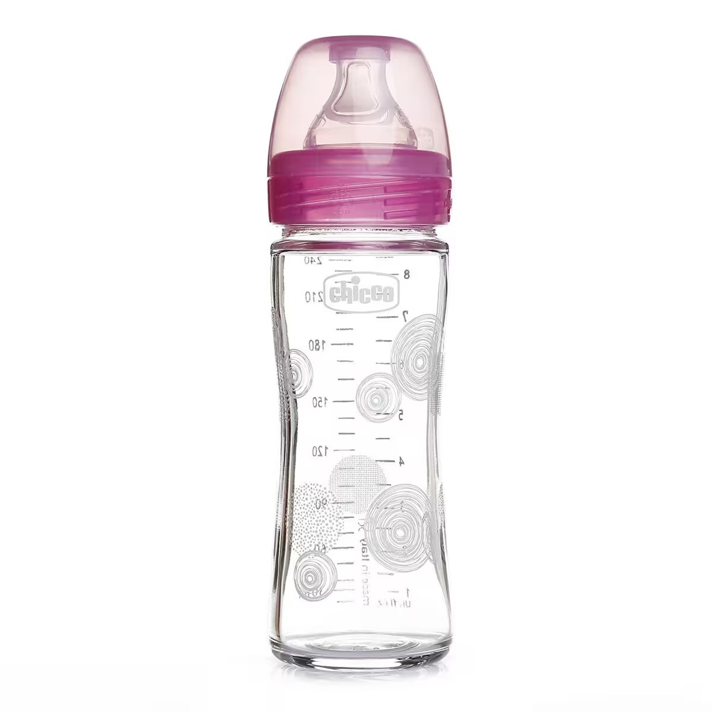 Bottle Glass 240ML (WB) Pink  23