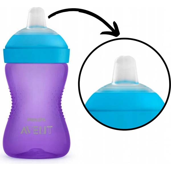 قدح افنت سيليكون بنفسجي 300 مل