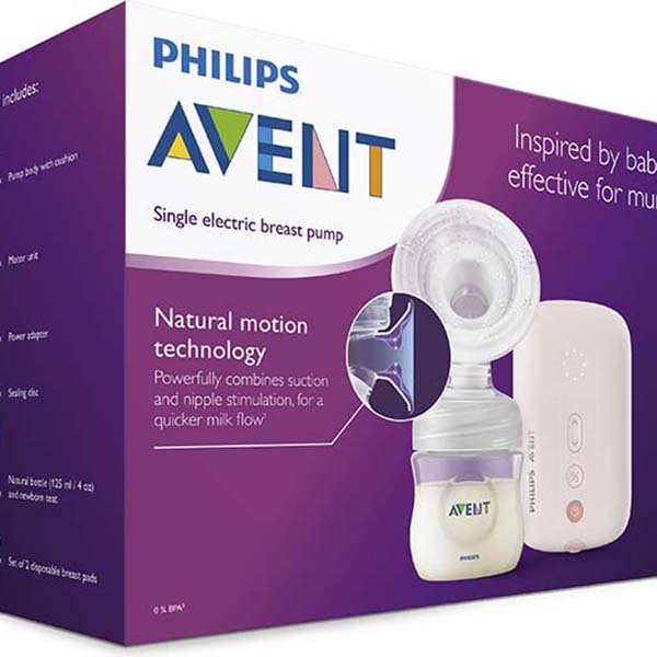 electric pink breast pump