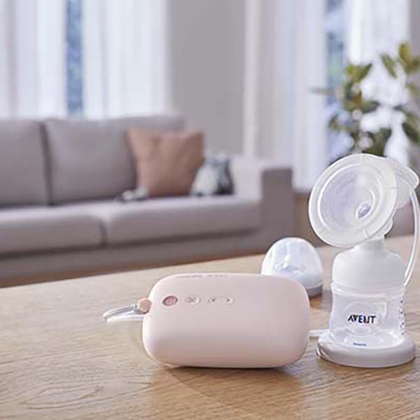 electric pink breast pump