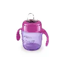 Avent cup with purple spout
