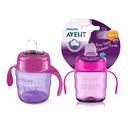 Avent cup with purple spout
