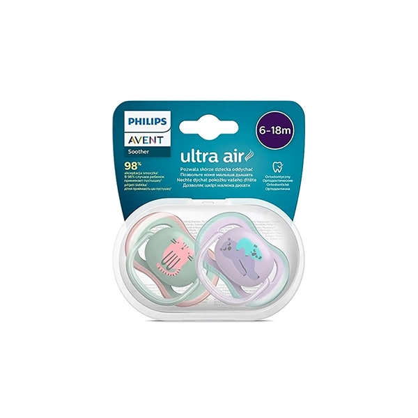 Soother 6-18m Cat and Koala