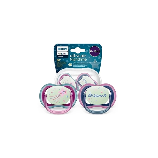 Soother 6-18m star , dreams