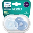 Soother 0-6m Blue