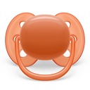 Soother 0-6m Orange/Green