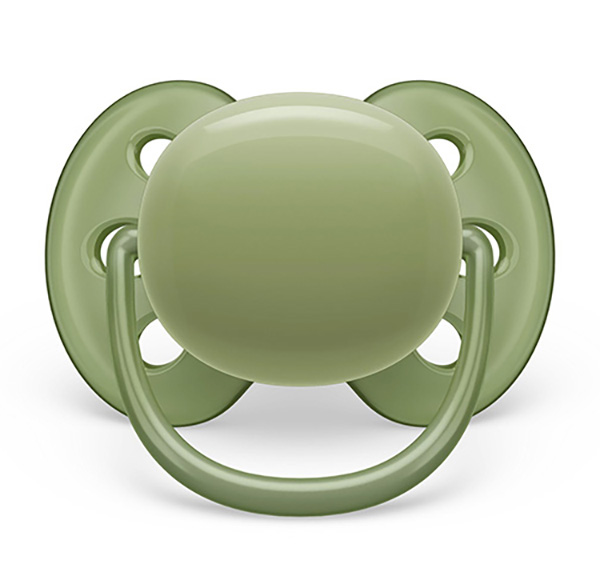 Soother 0-6m Orange/Green