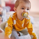 soother 6-18m lemon and orang