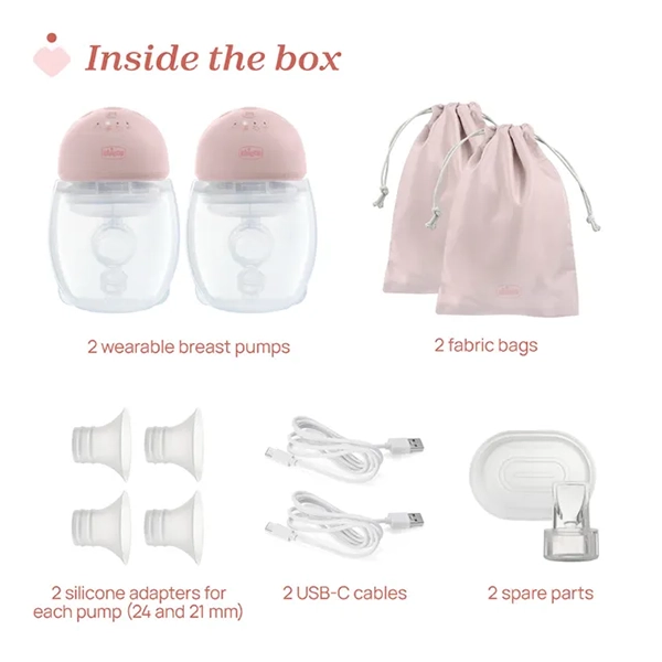 Wearable Double Electric Breast Pump 1-337