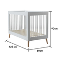 Wooden Bed (F72) Mat(130*70)