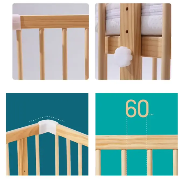 Wooden Bed F38 Mat (110*60) 