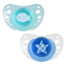 Soother Ph.Air Boy Sil (6-16) 2Pcs B  44
