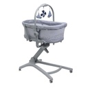 جيكو - سرير Baby Hug 5in1 رصاصي غامق 2-102