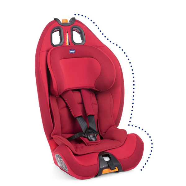 Chicco - CarSeat Gro-up 123 (9-36) kg Red 2-167 